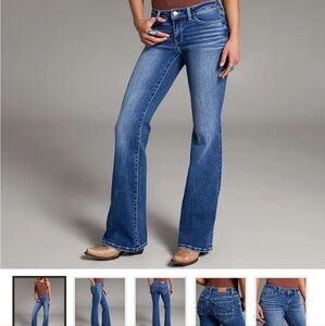 BKE Stella Bootcut Slim Fit Low Rise Jeans 30×37 1/2